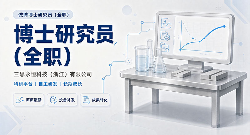 诚聘全职博士研究员 | 年薪30-50万+股权激励 | 工作地点宁波